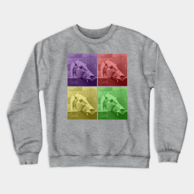 Horse of a different color Crewneck Sweatshirt by Dizgraceland